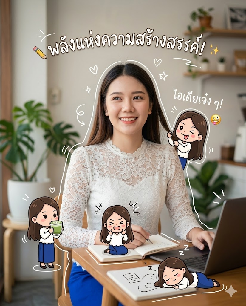 สร้างภาพน่ารักสดใส